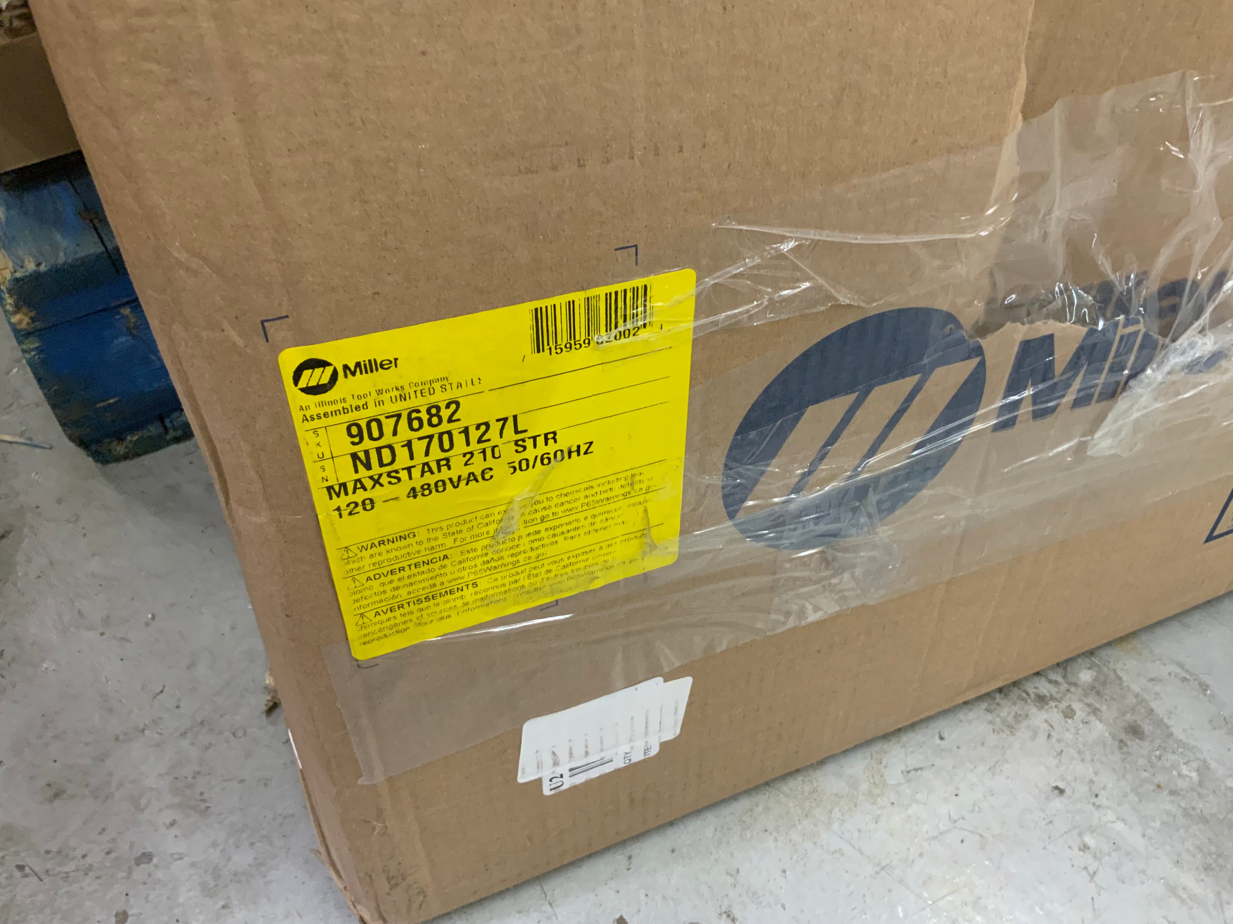 Miller Electric Maxstar 210 Stick & Tig Welder (907682) **READ DESCRIPTION** (8171114758382)